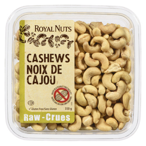 Royal Nuts Gluten-Free Raw Cashews 350 g