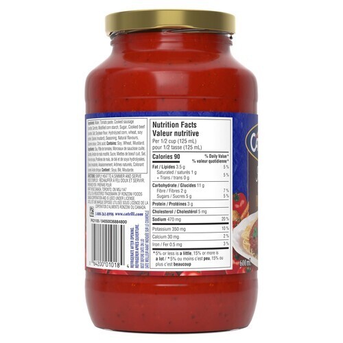 Catelli Pasta Sauce Meat 600 ml