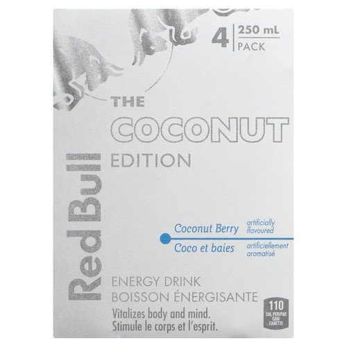 Red Bull Energy Drink Coconut Edition 4 x 250 ml (can)