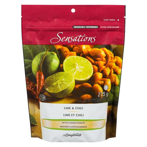Sensations Peanuts Chili & Lime 275 g