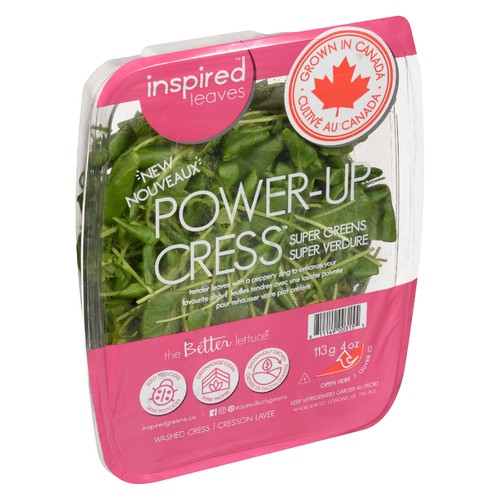 Inspired Leaves Power Up Cress Blend Super Greens 113 g