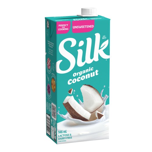 Silk Organic Dairy-Free Coconut Milk Alternative Unsweetened Shelf Stable 946 ml
