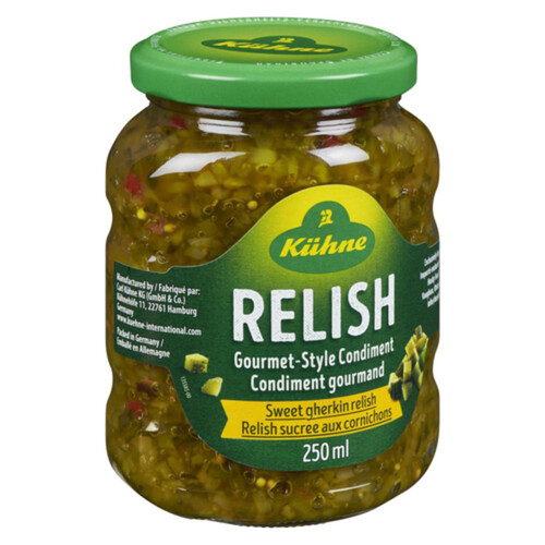 Kuehne Relish Sweet Gherkin 250 ml