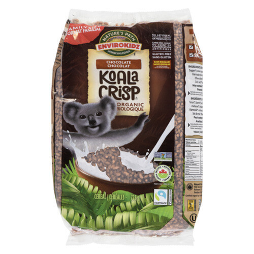 Nature's Path Koala Crisp Gluten-Free Cereal Eco Pac Chocolate 725 g