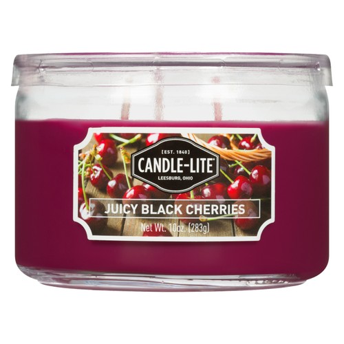 Candle-lite 3 Wick Candle Jar Juicy Black Cherry 1 Pack