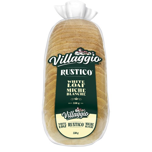 Villaggio Rustico White Loaf Bread 550 g