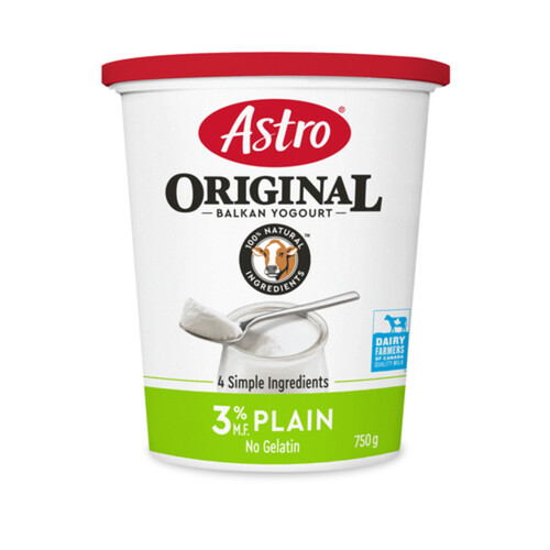Astro 3% Original Balkan Yogurt Plain 750 g