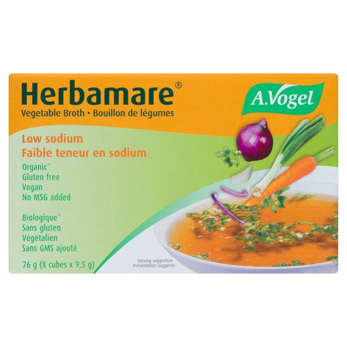 Herbamare Organic Broth Vegetable Low Sodium 76 g