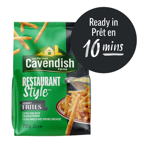 Cavendish Farms Frozen Gourmet Frites Restaurant Style 750 g