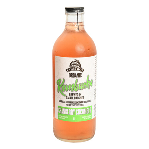 Farm Boy Organic Kombucha Cranberry Cucumber 1.1 kg