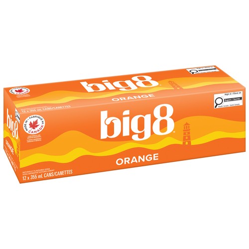 Big8 Soda Orange 12 x 355 ml (cans)