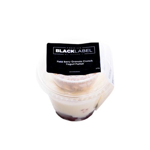 Black Label Parfait Yogurt Field Berry Granola Crunch 270 g