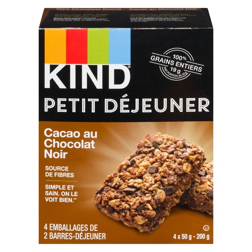 Kind Breakfast Bar Dark Chocolate Cocoa 4 x 50 g