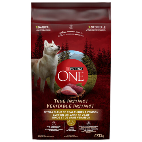 Purina ONE Dry Dog Food True Instinct Turkey & Venison 1.72 kg