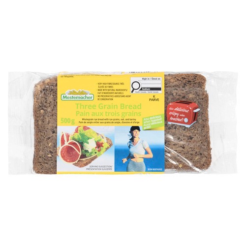 Mestemacher Bread Three Grain 500 g
