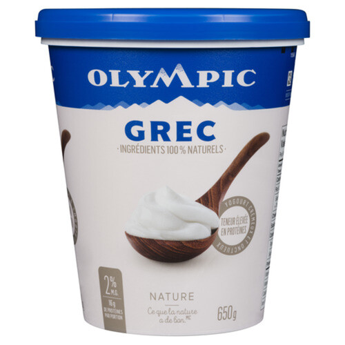 Olympic Greek Yogurt Plain 2% 650 g