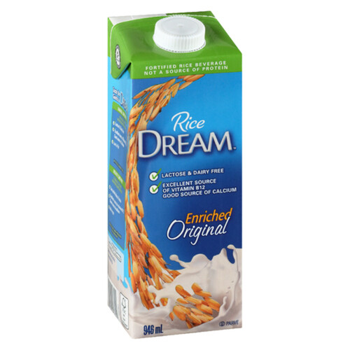 Hain Dream Dairy Free Rice Enriched Drink Original 946 ml