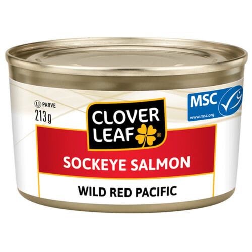 Clover Leaf Sockeye Salmon Wild Red Pacific 213 g