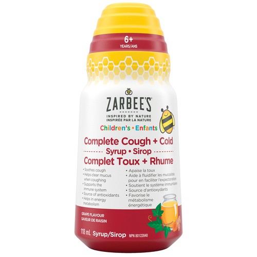 Zarbees cough & cold syrup complete Medicine 118 ml