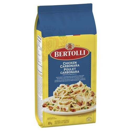 Bertolli Frozen Pasta Meal Chicken Carbonara 624 g