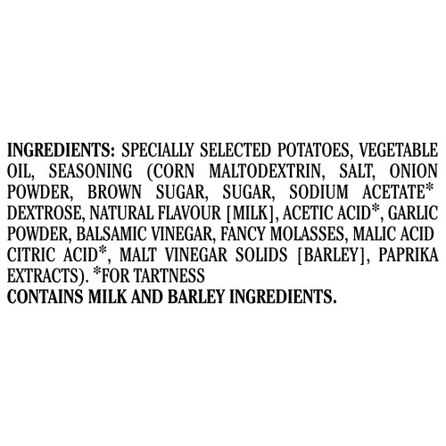 Miss Vickie's Kettle Cooked Potato Chips Balsamic Vinegar & Sweet Onion 200 g