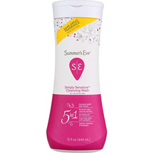 Summer's Eve 5 In 1 Cleansing Wash Simply Sensitive 444 ml