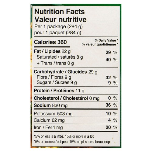 Wholly Veggie Frozen Thai Curry Bake 283 g