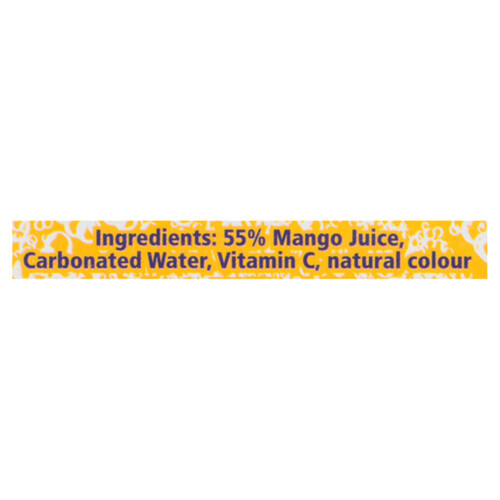 Blue Monkey Sparkling Juice Mango 4 x 250 ml (cans)