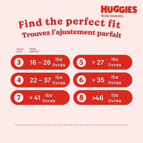 Huggies Little Movers Diapers Size 7 36 Count