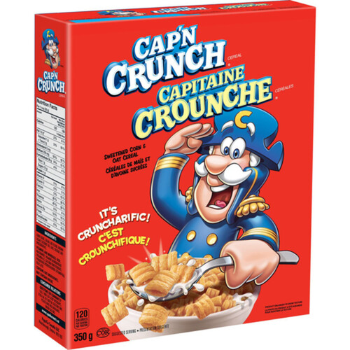 Quaker Cap'N Crunch Cereal 350 g