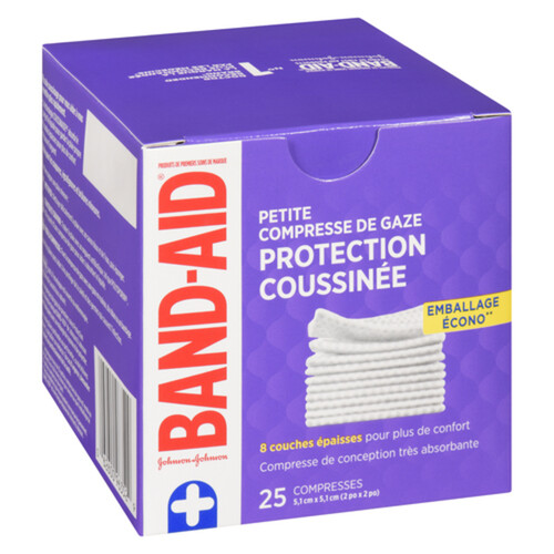 Johnson & Johnson Band-Aid Gauze Small Pads 25 Sterile Pads