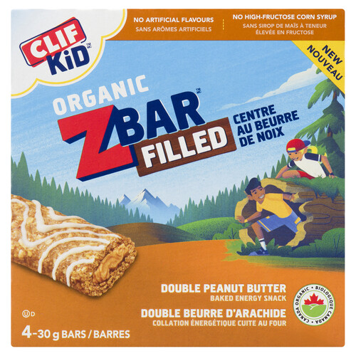 Clif Kids Organic Z Bar Double Peanut Butter 120 g