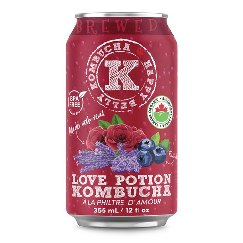 Happy Belly Kombucha Love Potion 355 ml