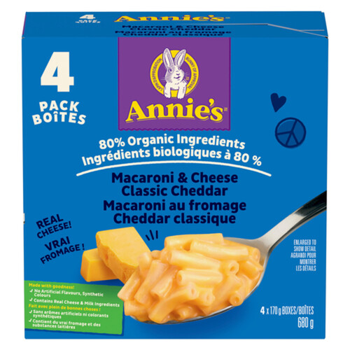 Annie's Macaroni & Cheese Classic Cheddar 680 g