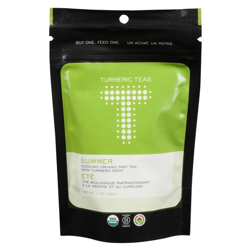 Turmeric Teas Organic Mint Tea Summer 28 g