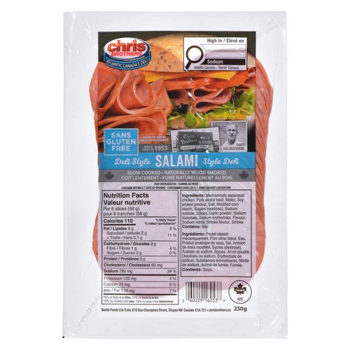 Chris Brothers Deli Salami 250 g
