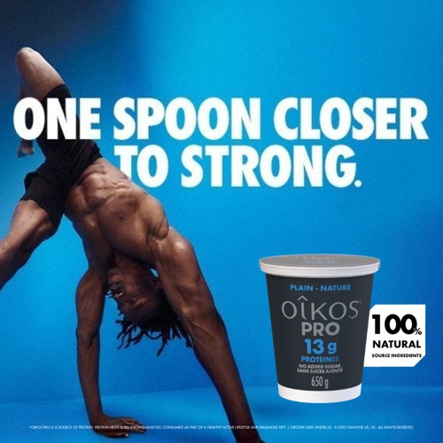 Oikos PRO High Protein Greek Yogurt Strawberry 650 g