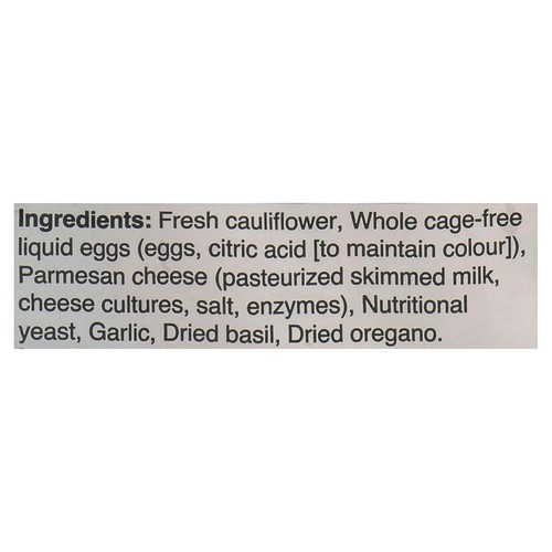 Outer Aisle Frozen Cauliflower Pizza Crusts & Wraps Italian 142 g