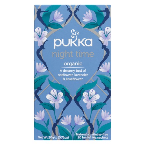 Pukka Organic Herbal Tea Night Time 20 Tea Bags
