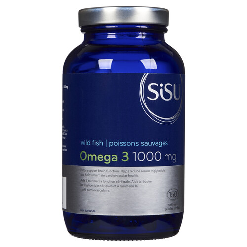 Sisu Supplements Omega-3 Wild Fish 150 Soft Gels