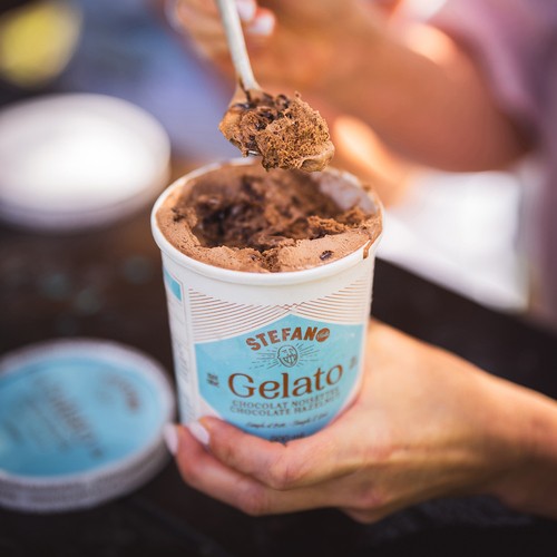 Stefano Faita Gelato Italian Style Chocolate Hazelnut 500 ml