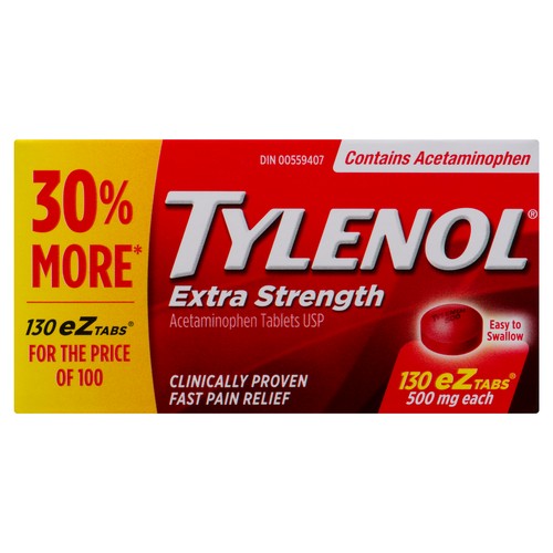 Tylenol Extra Strength EZ Tabs 130EA