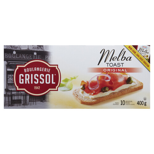 Grissol Melba Toast Original Plain 400 g