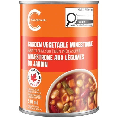 Compliments Soup Garden Vegetable Minestrone 540 ml
