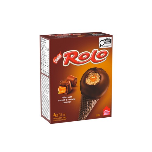 Rolo Cones Frozen Dessert 4 x 135 ml