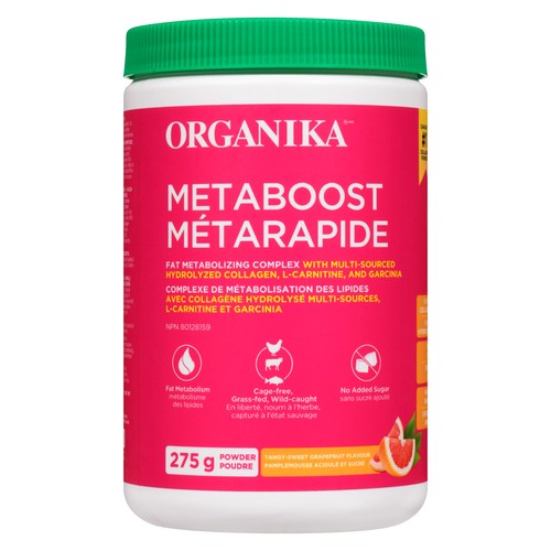 Organika Metaboost Powder Tangy-Sweet Grapefruit 275 g