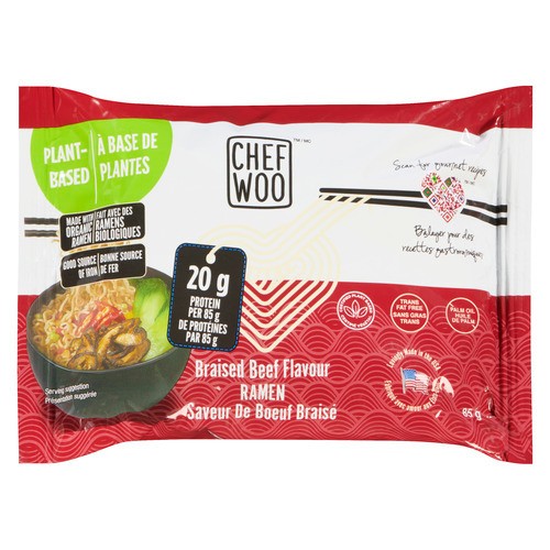 Chef Woo Ramen Braised Beef 85 g