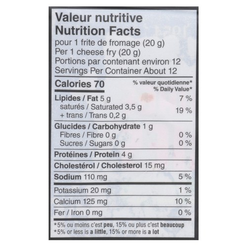 Saputo Cheese Fries Hint of Jalapeno 250 g