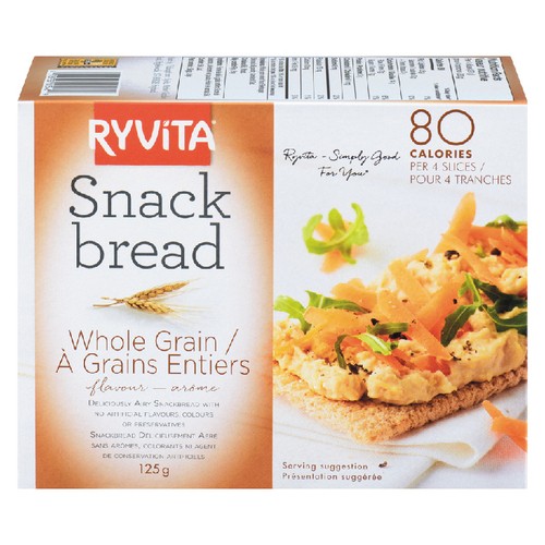 Ryvita Snackbread Whole Grain 125 g