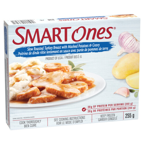 Smart Ones Frozen Entrée Slow Roasted Turkey Breast 255 g